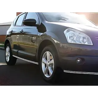Tubi Laterali Doppi (2 pz, Acciaio Inox) Nissan Qashqai 2010-2014 foto 3
