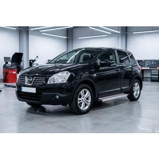 Pedane Laterali Maya Rosso-Grigio (2 pz, Alluminio) Nissan Qashqai 2007-2010 foto 1