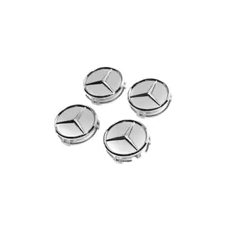 Copri mozzo cerchi 70/75 mm con anello (4 pz, grigio) foto 4