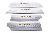Volkswagen T4 Caravelle/Multivan 1990–2003 Battitacco interni tipo-4 (acciaio inox) foto 8