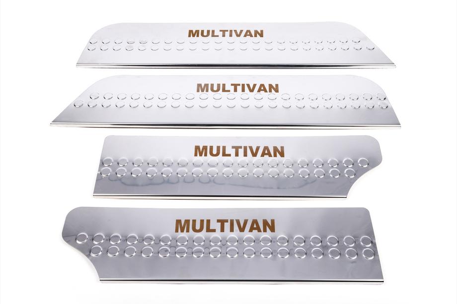 Volkswagen T4 Caravelle/Multivan 1990–2003 Battitacco interni tipo-4 (acciaio inox) 4 pezzi, Caravella Foto 8