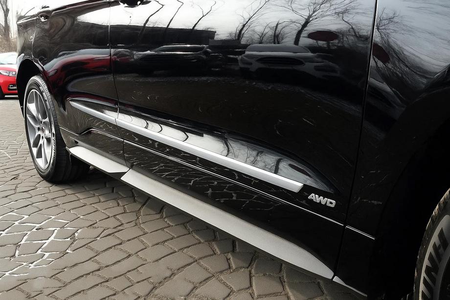 Ford Edge 2014-2024 Modanature Porte Cromate (4 pz, Acciaio Inox) Foto 1