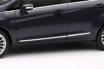 Ford Fiesta 2017- Modanature Porte Cromate (4 pz, Acciaio Inox) foto 1
