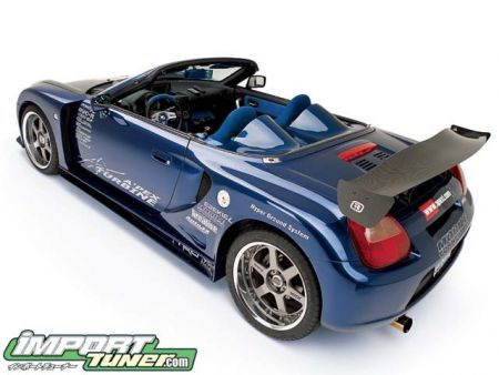Sintonizzazione Toyota sull’esempio della Toyota MR-S di Apexi USA