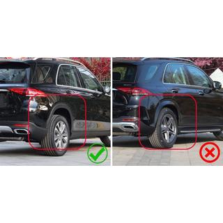 Paraspruzzi Premium (allargamenti passaruota non verniciati, modello con pedane laterali, 4 pz) foto 2