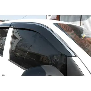 Deflettori finestrini con profilo cromato (4 pz, Niken) foto 4