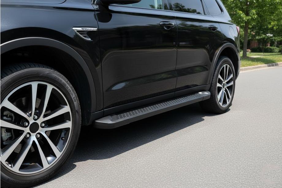 Acura MDX 2013-2020 Pedane Laterali Allmond Black (2 pz, Alluminio) Image