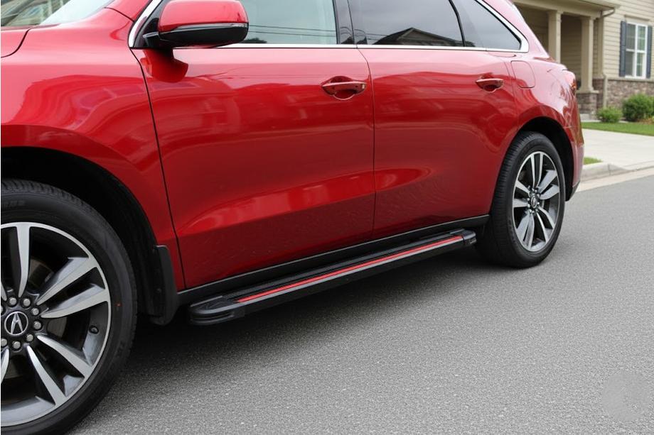 Acura MDX 2013-2020 Pedane Laterali Maya Red (2 pz, Alluminio) Foto 1