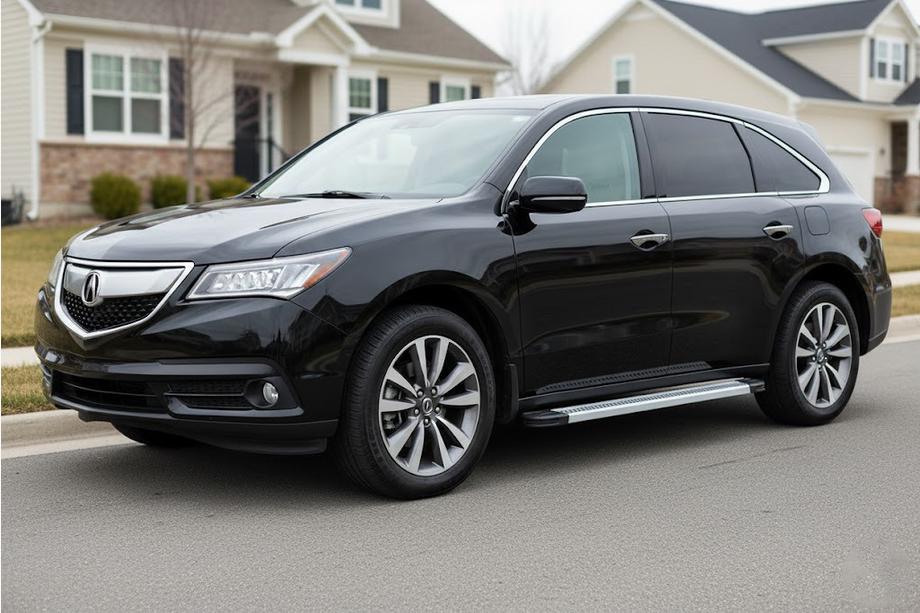 Acura MDX 2013-2020 Pedane Laterali Maya V2 (2 pz, Alluminio) Image