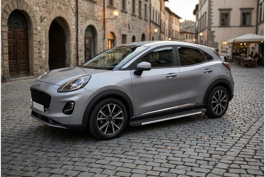 Ford Puma 2019- Pedane Laterali Maya V1 (2 pz, Alluminio) Image