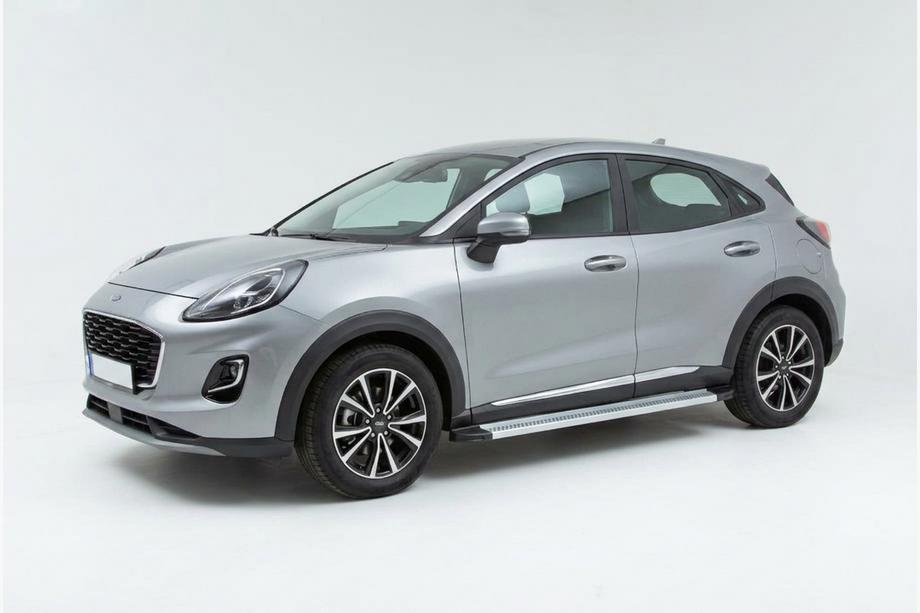 Ford Puma 2019- Pedane Laterali Maya V2 (2 pz, Alluminio) Image