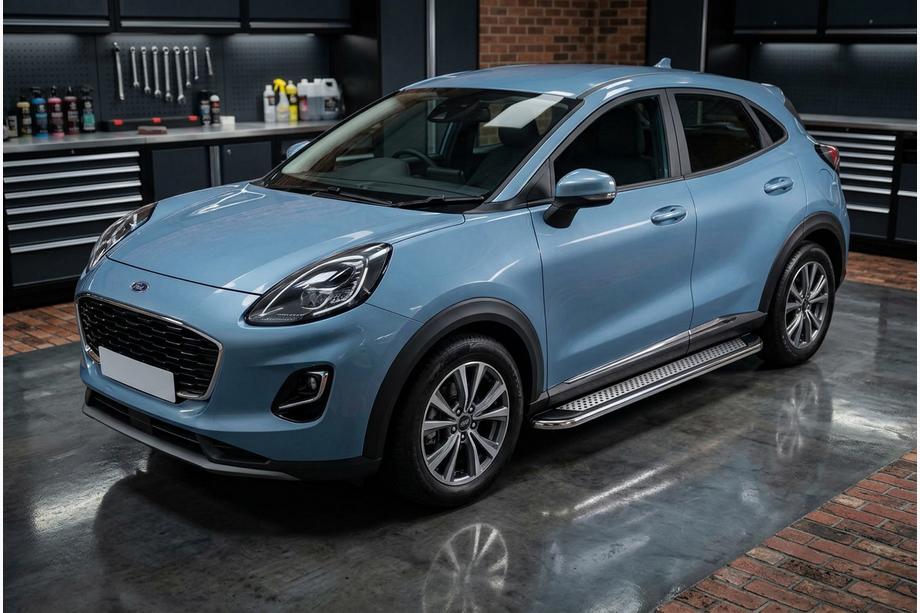 Ford Puma 2019- Pedane Laterali Maydos V2 (2 pz, Alluminio) Image