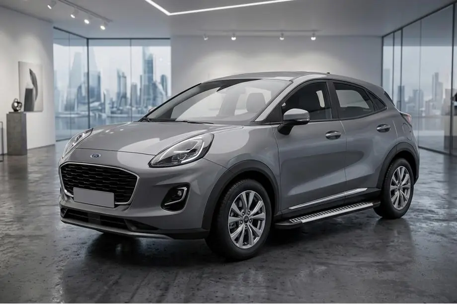 Ford Puma 2019- Pedane Laterali Line (2 pz, Alluminio) Foto 1