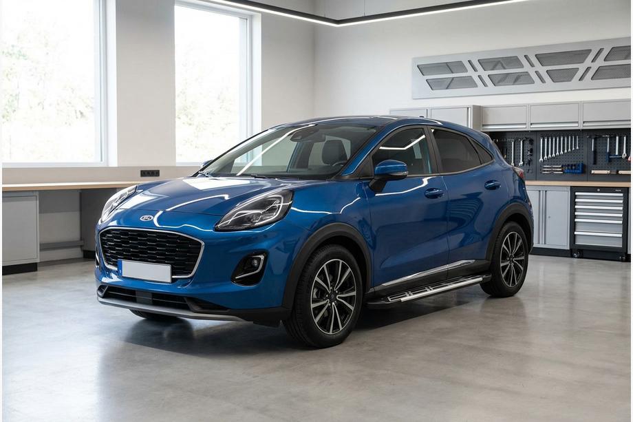 Ford Puma 2019- Pedane Laterali Sunrise (2 pz, Alluminio) Image