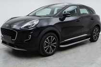 Ford Puma 2019- Pedane Laterali Tayga Grey (2 pz, Alluminio) foto 1