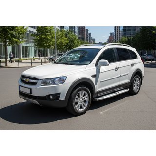Pedane Laterali Mevsim Grey (2 pz, Alluminio) Chevrolet Captiva 2006-2019 foto 1
