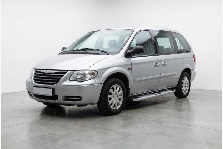 Chrysler Voyager 2001-2007 Pedane Laterali Mevsim Grey (2 pz, Alluminio) Foto 1