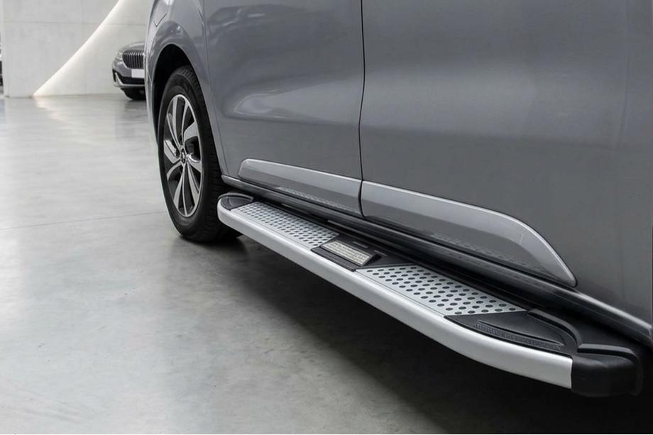 Citroen Jumpy/Dispatch 2017- Pedane Laterali Mevsim Grey (2 pz, Alluminio) Image