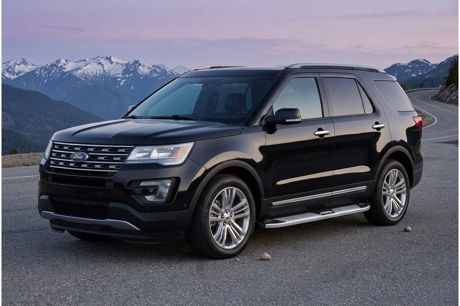 Ford Explorer 2011-2019 Pedane Laterali Mevsim Grey (2 pz, Alluminio) Foto 1