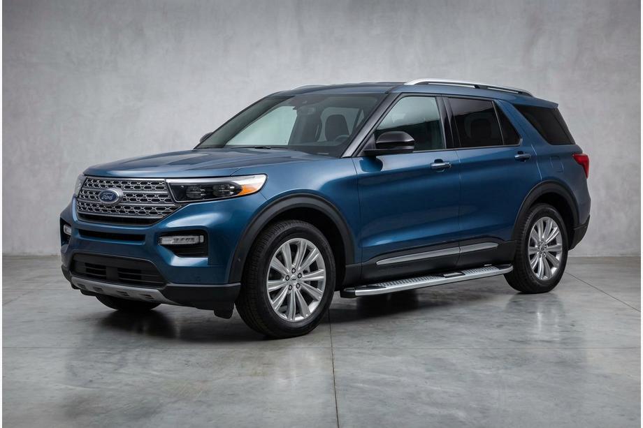Ford Explorer 2019- Pedane Laterali Mevsim Grey (2 pz, Alluminio) Foto 1