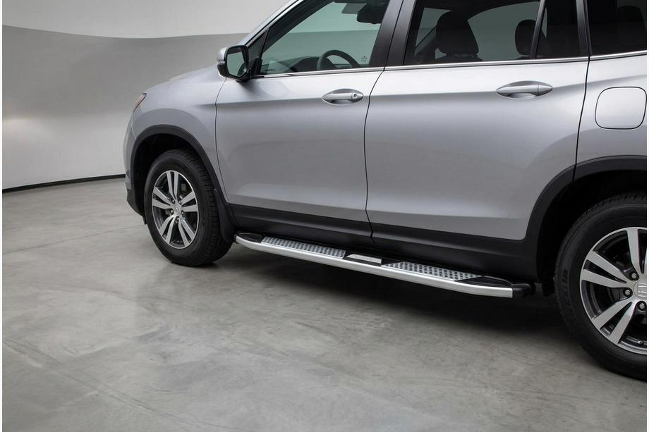 Honda Pilot 2015-2022 Pedane Laterali Mevsim Grey (2 pz, Alluminio) Foto 1