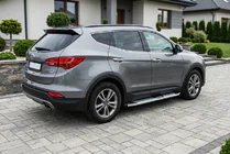 Hyundai Santa Fe 3 2012-2018 Pedane Laterali Mevsim Grey (2 pz, Alluminio) foto 1