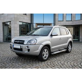 Pedane Laterali Mevsim Grey (2 pz, Alluminio) Hyundai Tucson JM 2004- foto 1