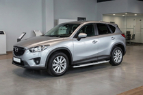 Mazda CX-5 2012-2017 Pedane Laterali Mevsim Grey (2 pz, Alluminio) foto 1