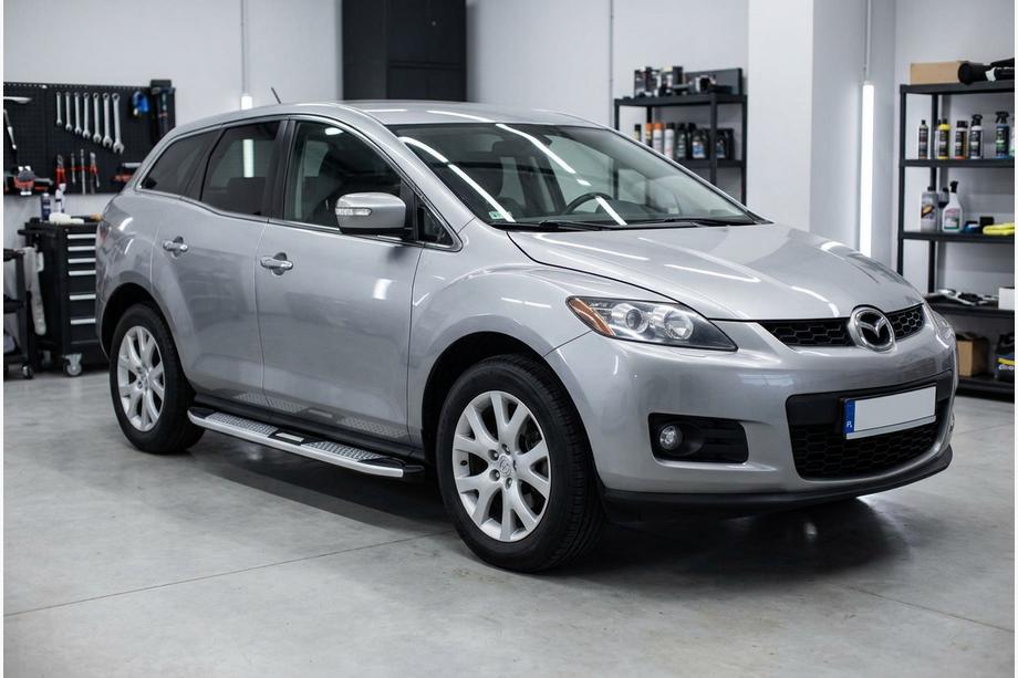 Mazda CX-7 2006-2012 Pedane Laterali Mevsim Grey (2 pz, Alluminio) Foto 1