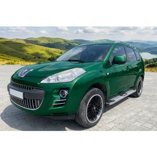 Pedane Laterali Mevsim Grey (2 pz, Alluminio) Peugeot 4007 2007-2013 foto 1