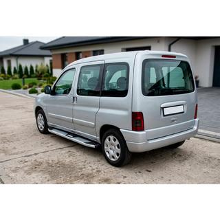Pedane Laterali Mevsim Grey (2 pz, Alluminio) Peugeot Partner 1996-2008 foto 1
