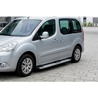 Pedane Laterali Mevsim Grey (2 pz, Alluminio) Peugeot Partner Tepee 2008-2018 foto 1