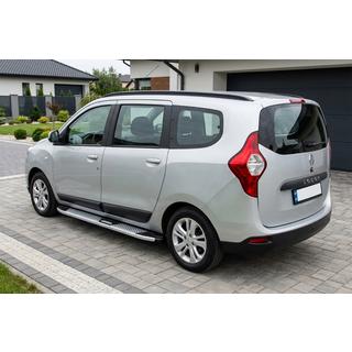 Pedane Laterali Mevsim Grey (2 pz, Alluminio) Renault Lodgy 2013-2022 foto 1