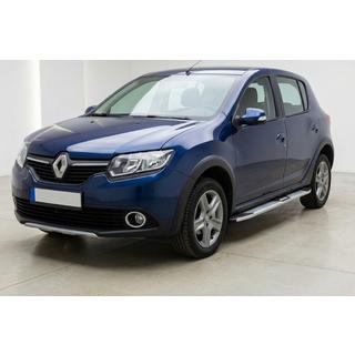 Pedane Laterali Mevsim Grey (2 pz, Alluminio) Renault Sandero 2013-2022 foto 1