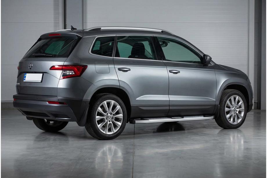 Skoda Karoq 2018- Pedane Laterali Mevsim Grey (2 pz, Alluminio) Foto 1