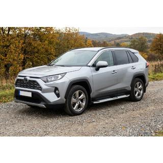 Pedane Laterali Mevsim Grey (2 pz, Alluminio) Toyota Rav 4 2019–2025 foto 1