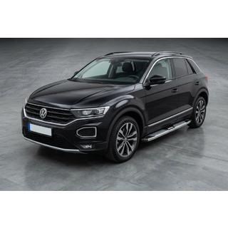 Pedane Laterali Mevsim Grey (2 pz, Alluminio) Volkswagen T-Roc 2017-2025 foto 1