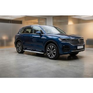 Pedane Laterali Mevsim Grey (2 pz, Alluminio) Volkswagen Touareg 2018- foto 1