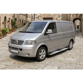 Pedane Laterali Mevsim Grey (2 pz, Alluminio) Volkswagen T5 Transporter 2003-2010 foto 1