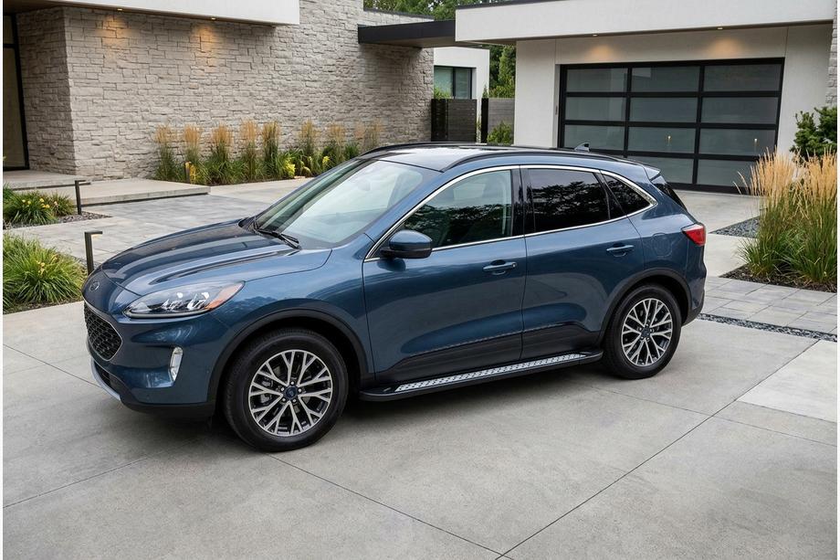 Ford Kuga/Escape 2019- Pedane Laterali Vision New Black (2 pz, Alluminio) Image