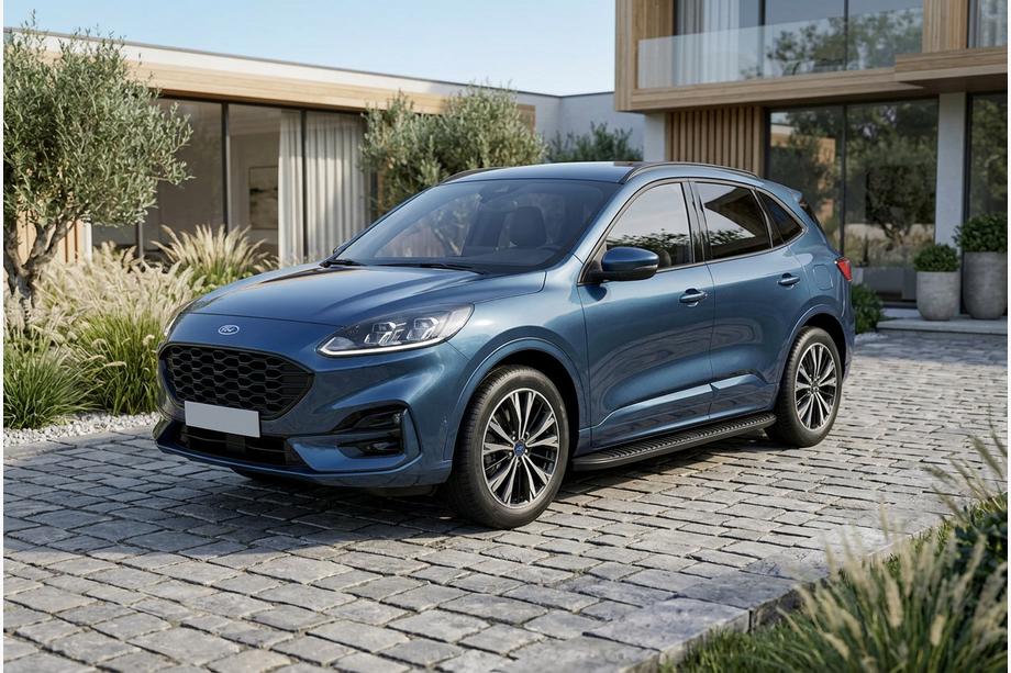 Ford Kuga/Escape 2019- Pedane Laterali Tayga Black (2 pz, Alluminio) Foto 1