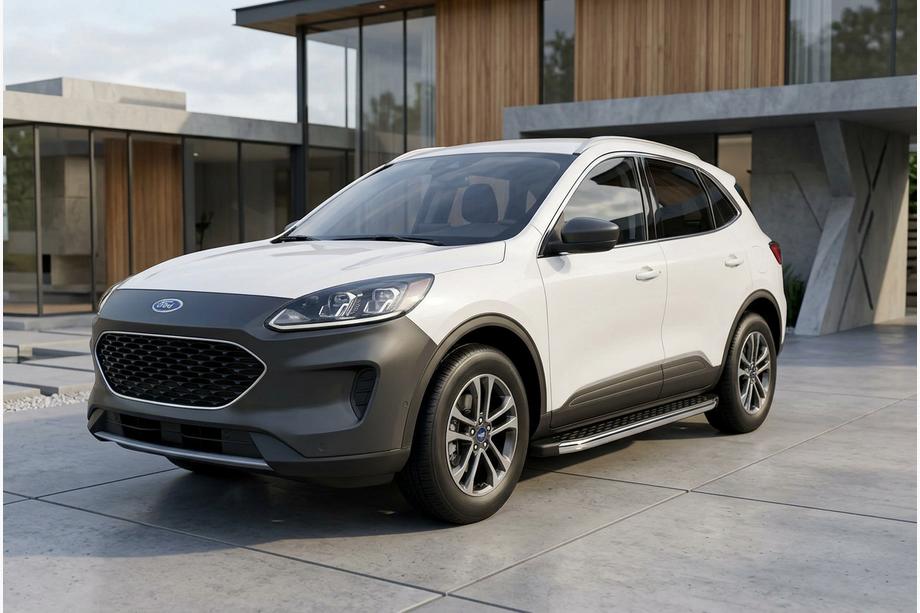 Ford Kuga/Escape 2019- Pedane Laterali BlackLine (2 pz, Alluminio) Image
