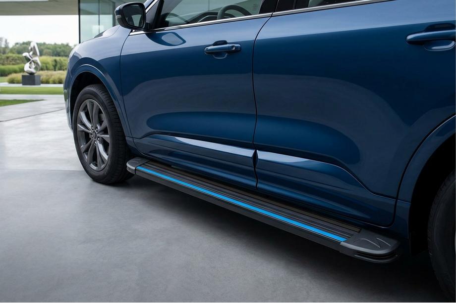 Ford Kuga/Escape 2019- Pedane Laterali Maya Blue (2 pz, Alluminio) Image