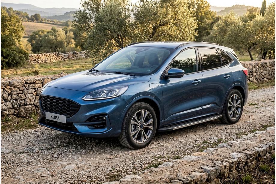 Ford Kuga/Escape 2019- Pedane Laterali Duru (2 pz, Alluminio) Image