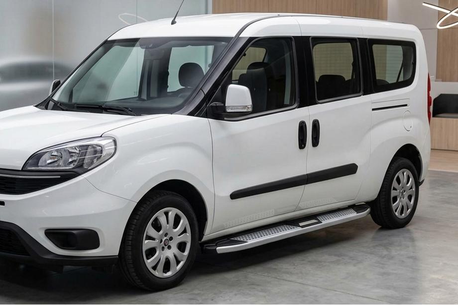 Opel Combo 2012-2018 Pedane Laterali Mevsim Grey (2 pz, Alluminio) Foto 1