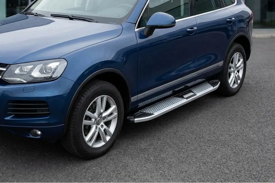 Porsche Cayenne 2003–2010 Pedane Laterali Mevsim Grey (2 pz, Alluminio) Foto 1