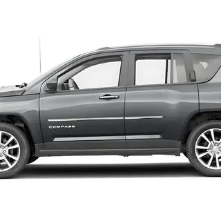 Modanature Porta OmsaLine Acciaio Inox Jeep Compass 2006-2016 foto 1