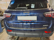 Jeep Compass 2016- Protezione Paraurti Posteriore Carmos Acciaio Inox foto 3