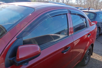 Chevrolet Aveo T200 2002-2008 Deflettori Aria SD (4 pz, HIC) foto 1