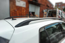 Volkswagen Golf 7/E-Golf 2012-2020 Barre portatutto OmsaLine Solid (2 pz, nere) foto 2